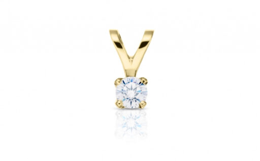 Diamantový přívěsek model VVDiamonds 14 - 18k žluté zlato