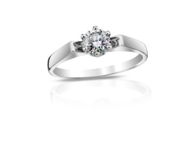 Diamantový prsten model VVDiamonds 11 - 14k bílého zlata