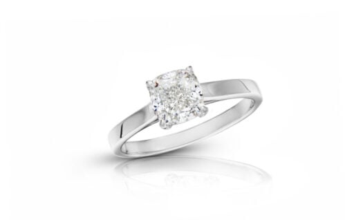 zlatý prsten s diamantem 1.70ct J/SI2 s GIA certifikátem