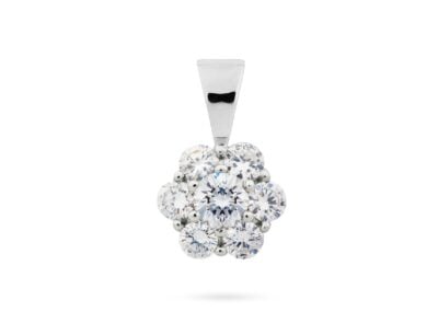 Diamantový přívěsek model VVDiamonds 8 - 14k bílé zlato