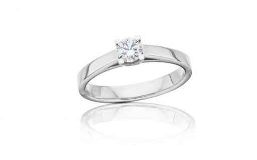 Diamantový prsten model VVDiamonds 69 - 14k bílé zlato