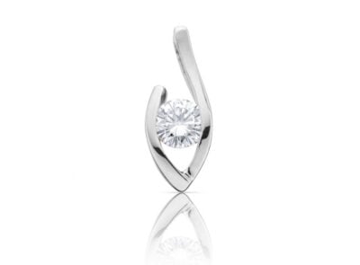 Diamantový přívěsek model VVDiamonds 20 - 14k bílé zlato
