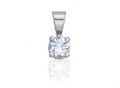 Diamantový přívěsek model VVDiamonds 16 - 14k bílé zlato