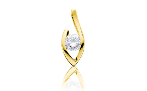 Diamantový přívěsek model VVDiamonds 20 - 18k žluté zlato
