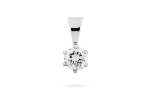 Diamantový přívěsek model VVDiamonds 1 - 14k bílé zlato