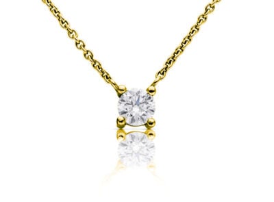 Diamantový přívěsek model VVDiamonds 19 - 18k žluté zlato