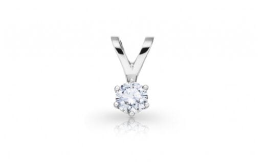 Diamantový přívěsek model VVDiamonds 28 - 14k bílé zlato