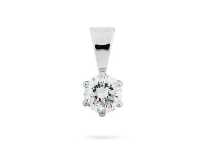 Diamantový přívěsek model VVDiamonds 1 - 14k bílé zlato