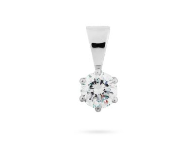 Diamantový přívěsek model VVDiamonds 1 - 14k bílé zlato
