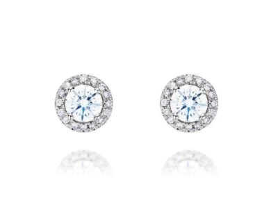 Diamantové náušnice model VVDiamonds 17 - 14k bílé zlato