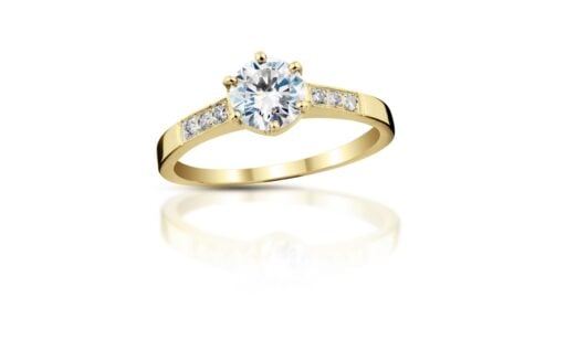Diamantový prsten model VVDiamonds 33 - 18k žluté zlato